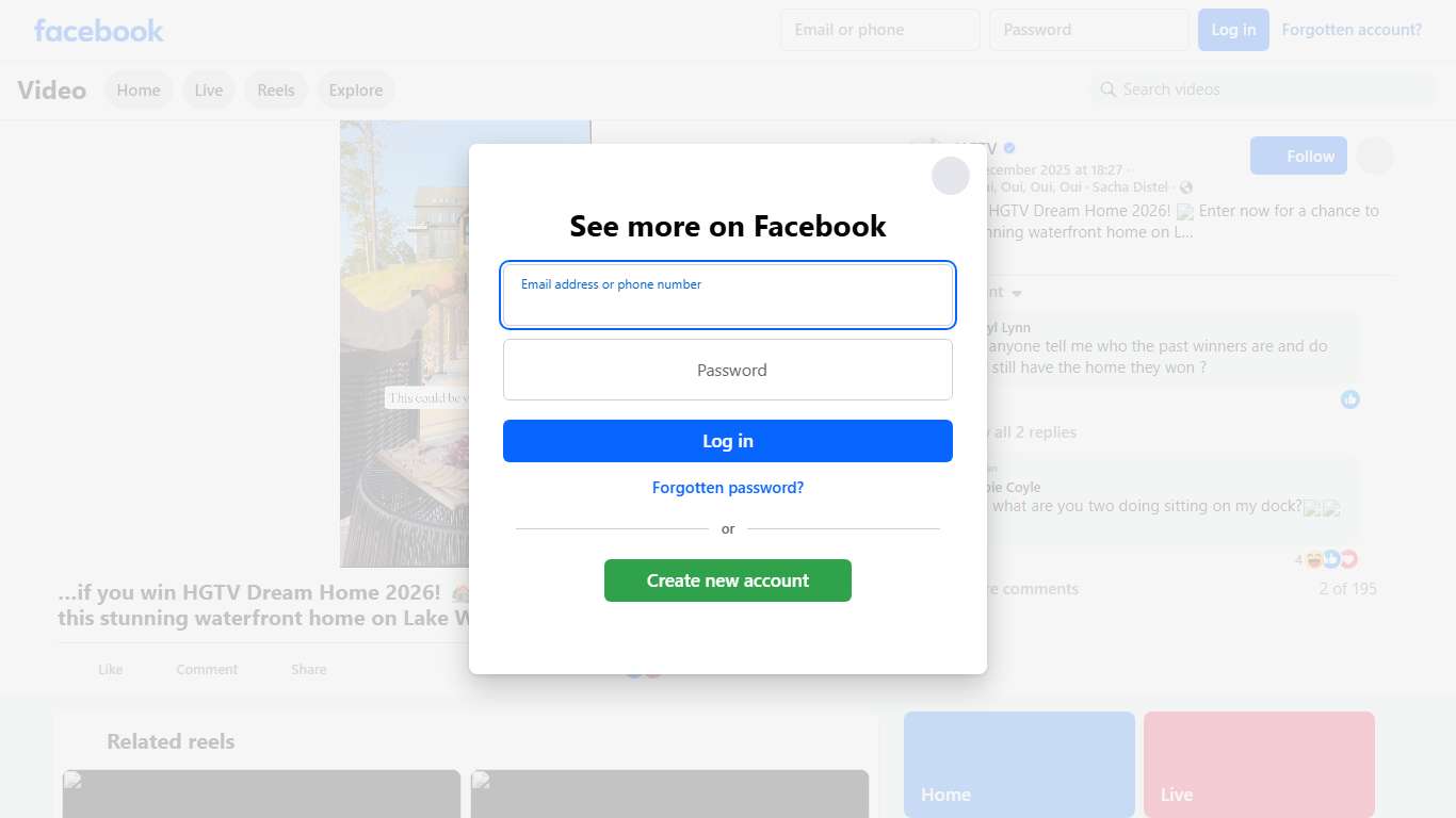 …if you win HGTV Dream Home 2026! 🏡 Enter now for a chance to win this stunning waterfront home on Lake Wylie in Charlotte, NC — a $2.4M grand prize. 💸 https://hg.tv/dream No purchase necessary. Ends 2/13/26. Boat does not convey with house. See https://hg.tv/DH26 for rules. HGTV Facebook